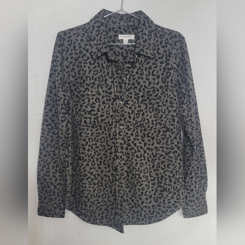 Cheetah Printed Flannel Shacket